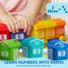 Juguete de aprendizaje para niños pequeños,  contar, combinar y clasificar el tren de granja
