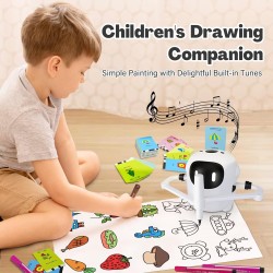 Robot de dibujo para niños | Robot de asistencia al dibujar para niños