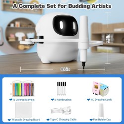 Robot de dibujo para niños | Robot de asistencia al dibujar para niños