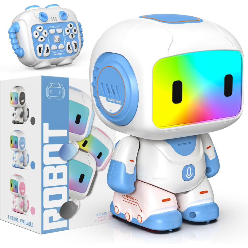 Juguete robot para niños, robots de control remoto con baile interactivo inteligent