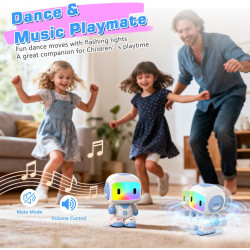 Juguete robot para niños, robots de control remoto con baile interactivo inteligent