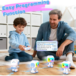 Juguete robot para niños, robots de control remoto con baile interactivo inteligent