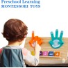 Juguetes Montessori de aprendizaje | Echo de madera y sin pinturas toxicas para el aprendizaje