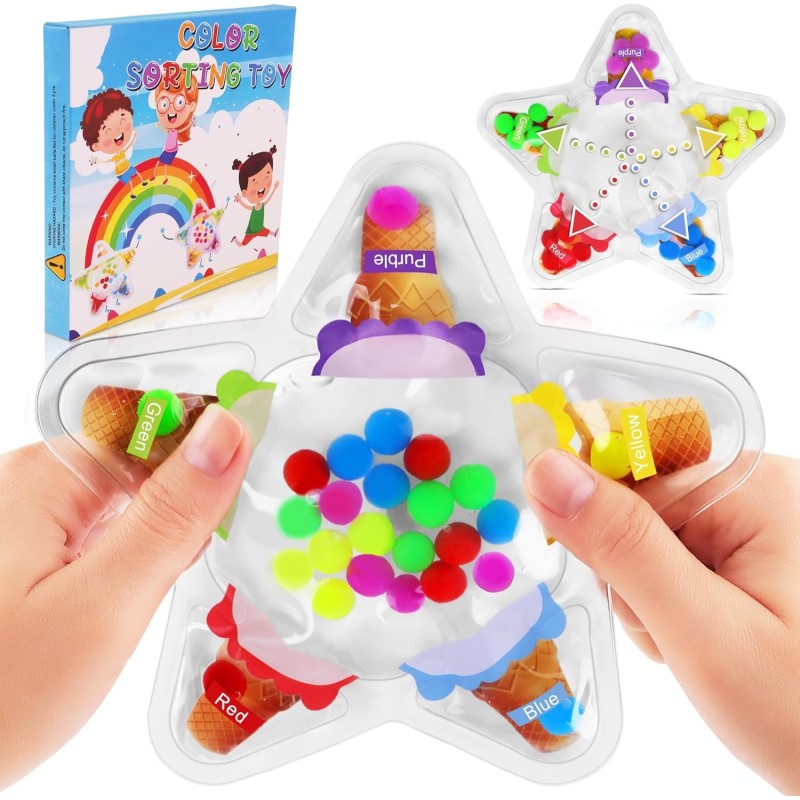Juguetes sensoriales de clasificación de colores para niños pequeños | Juguete sensorial de clasificacion de colores Juguetes sensoriales de clasificación de colores para niños pequeños | Juguete sensorial de clasificacion de colores