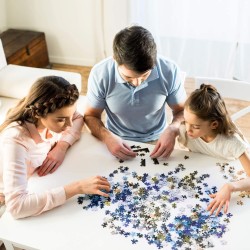 Rompecabezas de 500 piezas para adultos y familias con piezas que encajan a la perfección