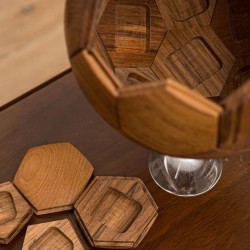 Rompecabezas de fútbol de madera 3D | Rompecabezas en 3D con piezas pentagonales y hexagonales