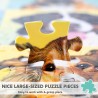 Rompecabezas multicolor de 300 piezas de perros