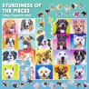 Rompecabezas multicolor de 300 piezas de perros
