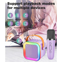Mini altavoz de máquina de karaoke para niños y adultos