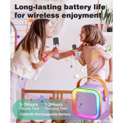 Mini altavoz de máquina de karaoke para niños y adultos