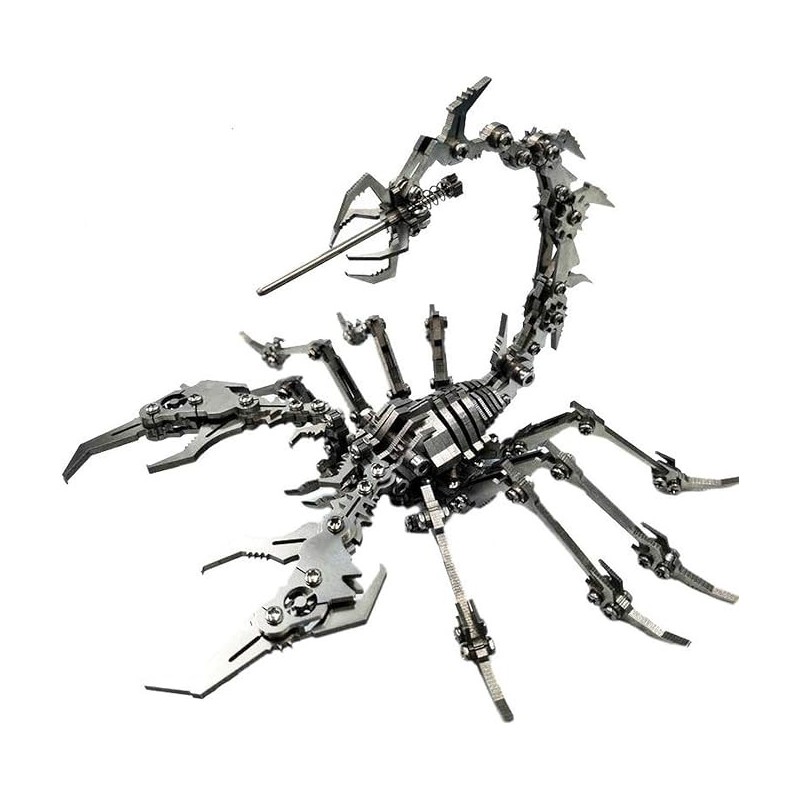 Rompecabezas de metal 3D para adultos | Escorpion metalico armable de 3 piezas Rompecabezas de metal 3D para adultos | Escorpion metalico armable de 3 piezas