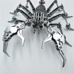 Rompecabezas de metal 3D para adultos | Escorpion metalico armable de 3 piezas