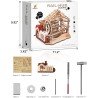 MIEBELY Rompecabezas de madera 3D para adultos | De madera con motor manual y electrico
