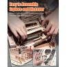 MIEBELY Rompecabezas de madera 3D para adultos | De madera con motor manual y electrico