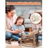 MIEBELY Rompecabezas de madera 3D para adultos | De madera con motor manual y electrico
