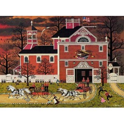 Charles Wysocki - Fire! - Rompecabezas de 1000 piezas para adultos