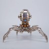 Kit de modelo de araña de metal 3D | Rompecabezas de Araña metalica con luces RGB