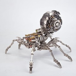 Kit de modelo de araña de metal 3D | Rompecabezas de Araña metalica con luces RGB