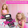 Hollyhi Kit de maquillaje infantil de 58 piezas para niña