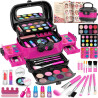 Hollyhi Kit de maquillaje infantil de 58 piezas para niña