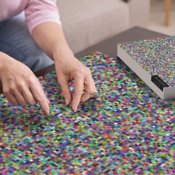rompecabezas coloridos desafío mosaico para adultos de 1000 piezas