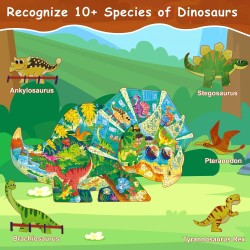 rompecabezas de Triceratops de 200 piezas
