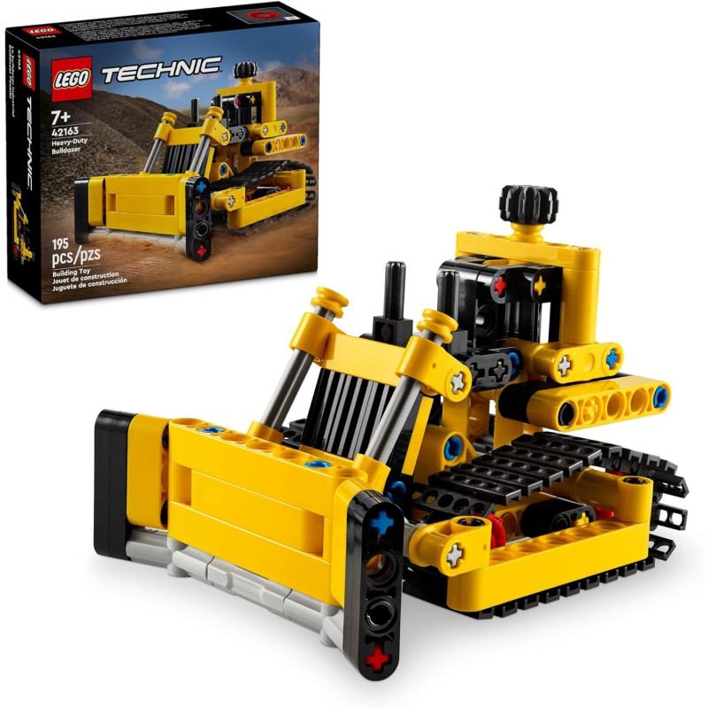 LEGO Technic 42163 - Juego de construcción de excavadora resistente | Set de lego de excavadora armable