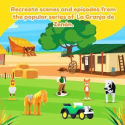 La Granja de Zenon - Juego de 6 figuras de acción y aventura para niños