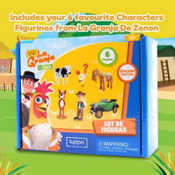 La Granja de Zenon - Juego de 6 figuras de acción y aventura para niños