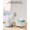 PETLIBRO - Fuente de agua de 71 fl oz/2.1 L para gatos, de acero inoxidable, ultra silenciosa, automática, sin BPA, saludable,