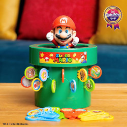TOMY Juego de mesa Pop Up Super Mario | Juego de mesa de Mario Bros