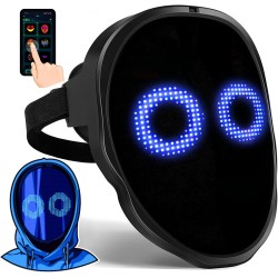 Máscara LED transformadora | Con control de aplicacion para cambiar apariencia