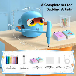 Robot de dibujo para niños | Robot de asistencia al dibujar para niños