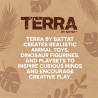 Terra by Battat | Juego de 20 piezas de juguetes de granero de animales