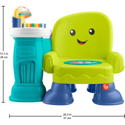 Fisher-Price Silla de aprendizaje | Silla Parlante de aprendizaje de cuentos y canciones