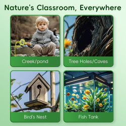 Cámara de juguete con luz para niños | Camara con cable para lugares de dificil acceso