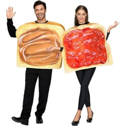 Disfraces de Halloween para parejas, disfraz divertido de comida para parejas adultas