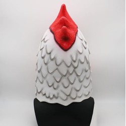 Gmasking Máscara de disfraz de pollo | Mascara de pollo para cosplays