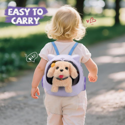 Juguete perro robot con 16 accesorios para niñas