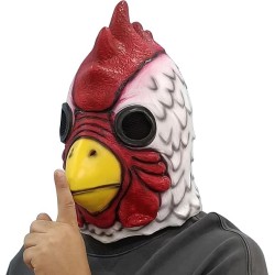 Gmasking Máscara de disfraz de pollo | Mascara de pollo para cosplays