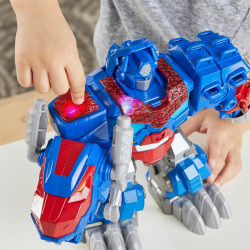 Transformers Dinobot Adventures Optimus Prime T-Rex | Juguete transformable de dinosaurio Optimus prime