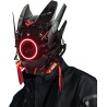 Máscara LED punk para adultos | Mascara LED Futurista para disfraces o cosplays