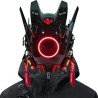 Máscara LED punk para adultos | Mascara LED Futurista para disfraces o cosplays