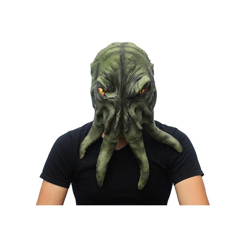Cthulhu - Máscara de halloween | Mascara de latex detallada de cthulhu Cthulhu - Máscara de halloween | Mascara de latex detallada de cthulhu