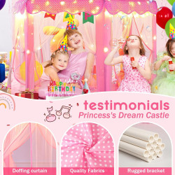 Monobeach Tienda de campaña de princesa para niñas