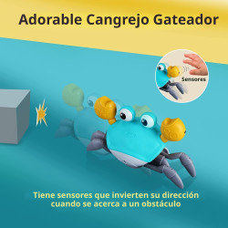 control future Juguete para bebé de cangrejo gateante | Cangrejo de juguete para enseñar a bebes a caminar