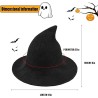 Sombrero de bruja de Halloween disfraz