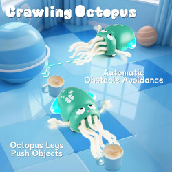 Juguete eléctrico de pulpo bailarín | Jufguete interactivo con movimientos y musica