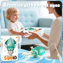 Juguete eléctrico de pulpo bailarín | Jufguete interactivo con movimientos y musica