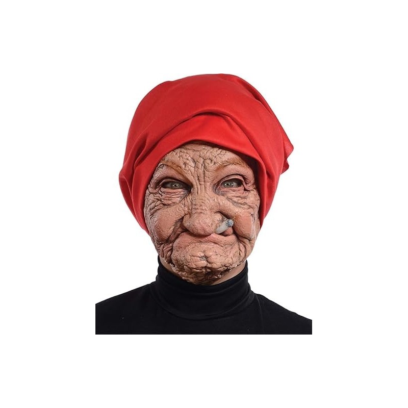 Máscara de nana vieja para halloween disfraz Máscara de nana vieja para halloween disfraz